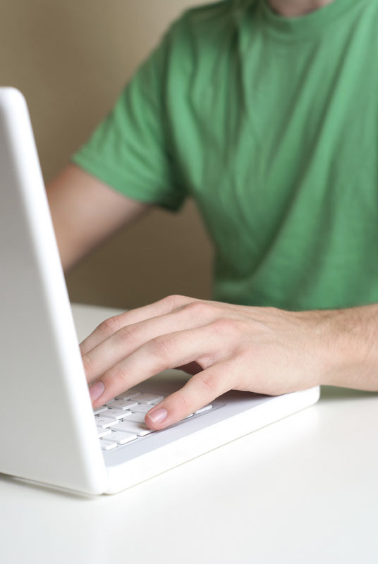 computer and user